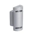 Miniatyrbillede 1 af 10: LED udendørslampe 2W, 2-flammende LED-væglampe KOLD HVID, SØLV IP44, Quaz6