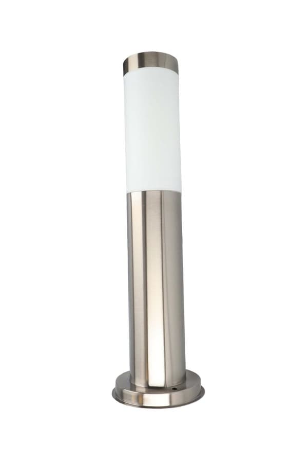LED havelampe, 5W LED, udendørslampe, 45cm, IP44, rustfrit stål VARM HVID