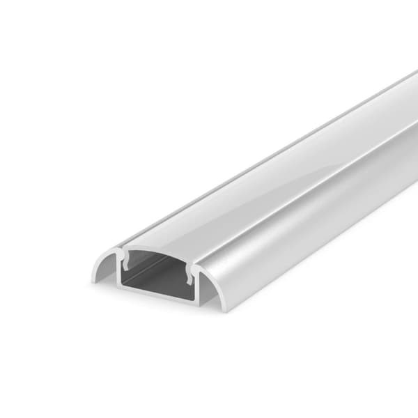 SÆT: LED-profil, LED-profil 100 cm til LED-strimler, LED-aluminiumsprofil LT2
