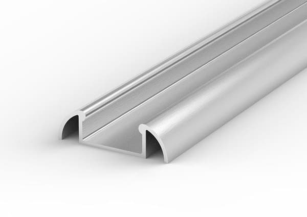 SÆT: LED-profil, LED-profil 100 cm til LED-strimler, LED-aluminiumsprofil LT2