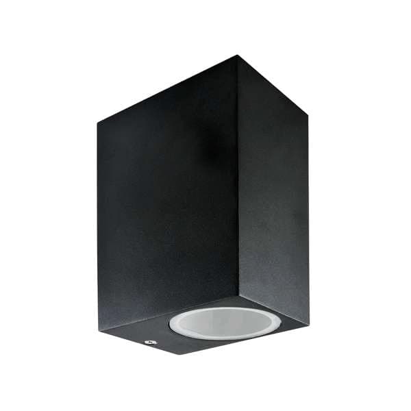 LED-puutarhavalaisin 4W, 2-liekkinen LED-puutarhavalaisin KYLMÄ VALKOINEN, alumiini IP44, LX56