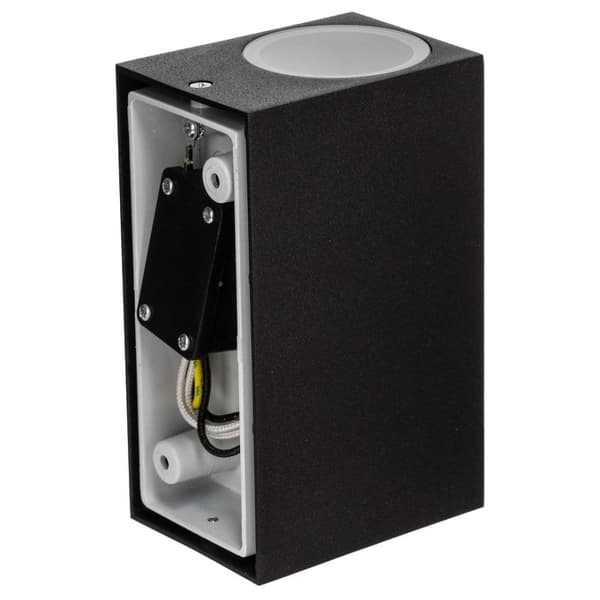 LED havelampe 12W, 2-flammet LED havelampe KOLD HVID, aluminium IP44, LX56