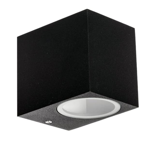 2/8 W LED-ulkoseinävalaisin, 1-liekkinen LED-ulkoseinävalaisin LÄMMIN VALKOINEN, alumiini IP44, LX57