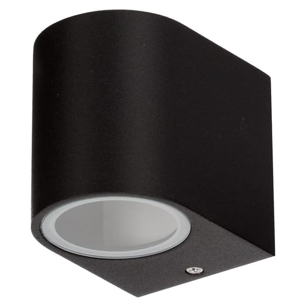 W LED-ulkoseinävalaisin, 1-liekkinen LED-ulkoseinävalaisin KYLMÄ VALKOINEN, alumiini IP44, LX53
