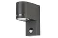 Miniatyrbillede 1 af 10: 6W LED udendørs væglampe med bevægelsessensor VARM HVID, aluminium IP44, Q13