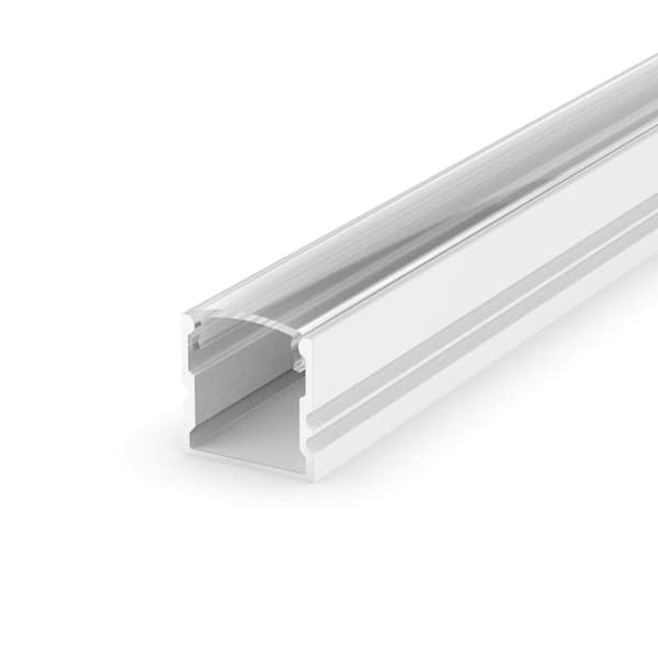 LED aluminiumsprofil 100cm til LED-strimler hvid LT5