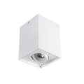 Miniatyrbillede 1 af 8: 1x GU10 LED-påbygningsspot HVID, drejelig loftsspot firkantet GORD