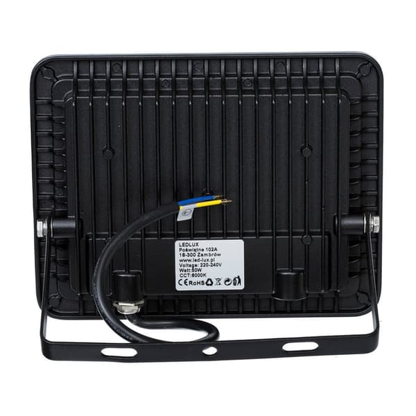 LED-spotlight, LED-spotlight, SLIM 50W neutral hvid 4000K LED-spotlight, 50W 4500 lumen, 220-240V
