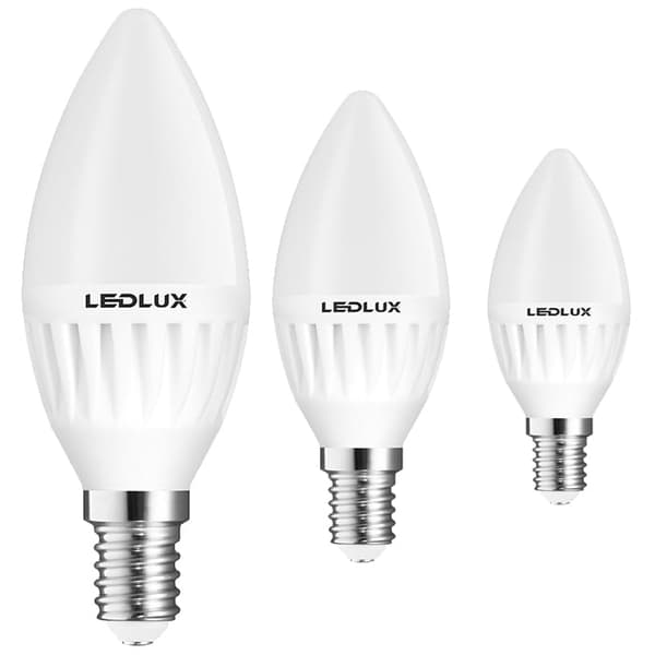 LED-lamppu E14 10W, kynttilänmuotoinen LED 230V CCD 890LM Kylmä valkoinen 6000K 220-240V