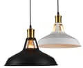 Miniatyrbild 1 av 11: LED-pendellampa, pendellampa, 1 ljuskälla, taklampa 27 cm, PT608 VIT