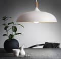 Pikkukuva 4 / 11: LED-riippuvalaisin, riippuvalaisin, 1-lamppuinen, kattovalaisin 45 cm, PA607 VALKOINEN
