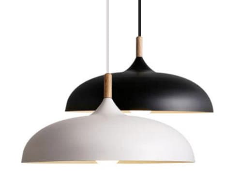 LED-riippuvalaisin, riippuvalaisin, 1-lamppuinen, kattovalaisin 45 cm, PA607 VALKOINEN