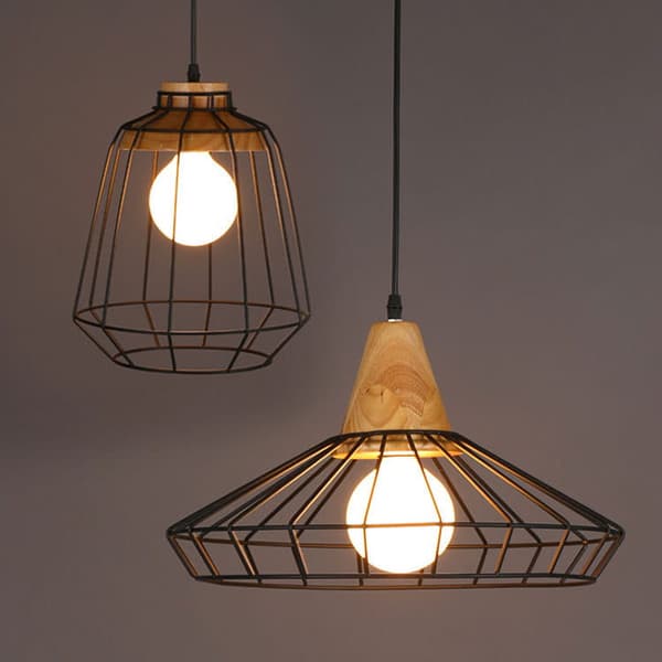 LED pendellampe, pendellampe, 1 pære, loftslampe 25 cm, PW102