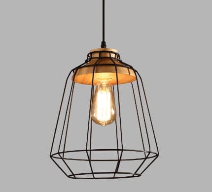 LED pendellampe, pendellampe, 1 pære, loftslampe 25 cm, PW102