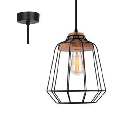 LED pendellampe, pendellampe, 1 pære, loftslampe 25 cm, PW102