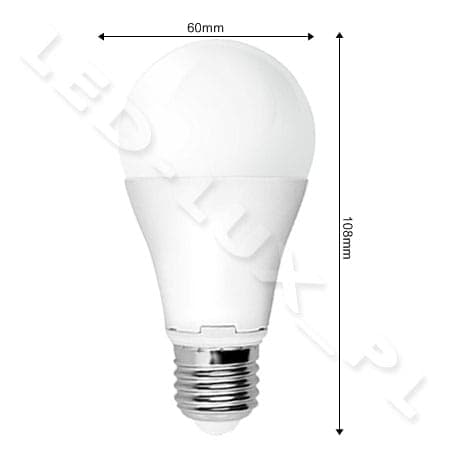 LED-pære E27 10W, LED E27 neutral hvid, 220-240V, 920LM 240 grader