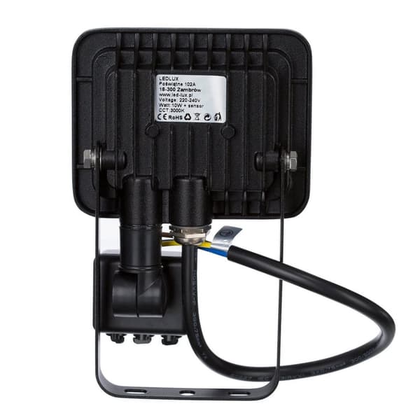 LED-spotlight, LED-spotlight, SLIM 10W neutral hvid LED-spotlight, 10W 900 lumen, 175-265V, PIR