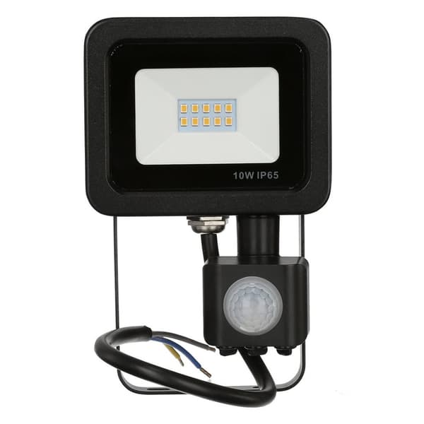 LED-spotlight, LED-spotlight, SLIM 10W neutral hvid LED-spotlight, 10W 900 lumen, 175-265V, PIR
