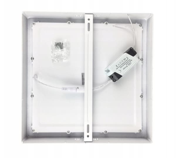 LED PANEL Firkantet 6W, Varm hvid 230V, Påbygning