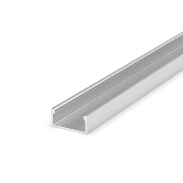 SARJA: LED-profiili, LED-profiili 200 cm LED-nauhoille, LED-alumiiniprofiili LT4 (ilman suojusta)