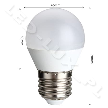 LED-lampa E27 10W, LED E27 10W neutralvit, 900 lumen? 45mm Ra>80, 230V CCD =80W 4000K