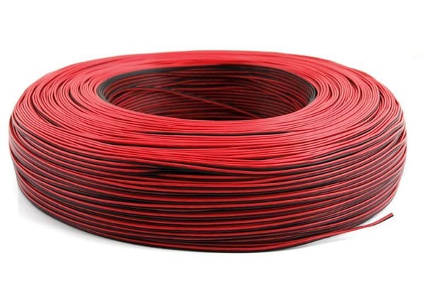 Kabel 1m 2-benet 2x 0,35mm til LED-strimler