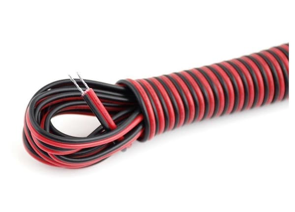 Kabel 1m 2-benet 2x 0,35mm til LED-strimler