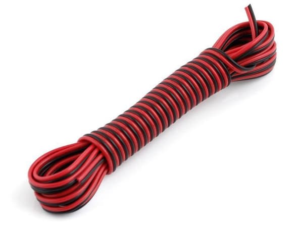 Kabel 1m 2-benet 2x 0,35mm til LED-strimler