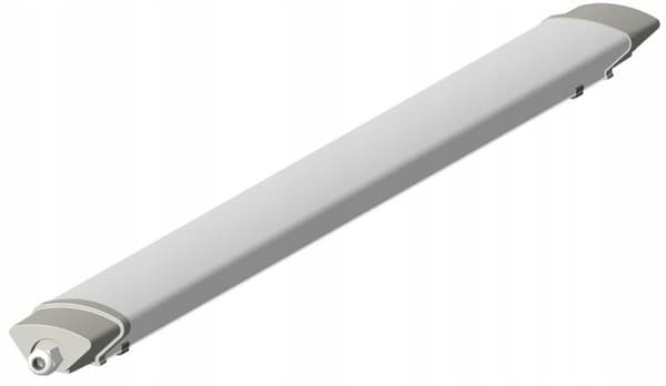 LED værkstedslampe fugtbestandig 36W IP65 120cm, LED lineær lampe 3600LM, neutral hvid 4000k