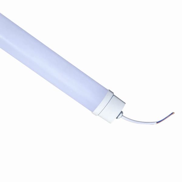 4x G13 LED-armatur 120 cm, IP65 LED-værkstedslampe, kold hvid