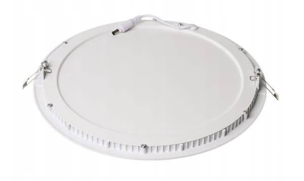 LED-taklampa RUND PANEL 24W + transformator, neutralvit 4000K, 230V
