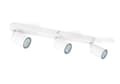 Pikkukuva 1 / 11: LED-valonauha, LED-kattovalaisin, 3-lamppuinen GU10-kohdevaloille, käännettävä, kallistettava SIENA WHITE