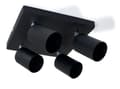 Miniatyrbillede 1 af 11: LED-lysliste, LED-loftlampe, 4 lyskilder til GU10-spotlights, drejelig, vipbar SIENA Hvid