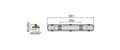 Miniatyrbillede 2 af 6: LED-lysstofrør IP65, 1x T8 LED, 120 cm