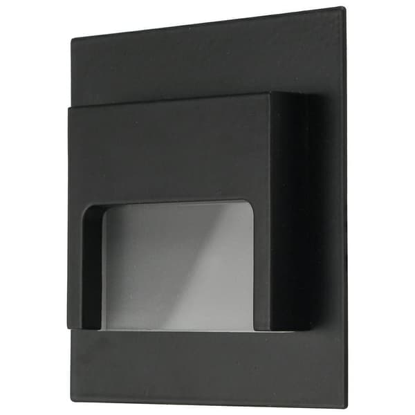 LED trappebelysning 1,5W, natbelysning, 12V trappebelysning, varm hvid, ONTARIO, sort