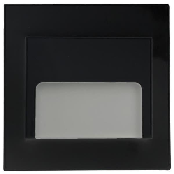 LED trappelampe 1,5W, natlampe, 12V trappelampe, neutral hvid, ONTARIO, sort