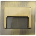 Miniatyrbillede 2 af 11: LED trappelampe 1,5W, natlampe, trappelampe 12V neutral hvid ONTARIO mat messing