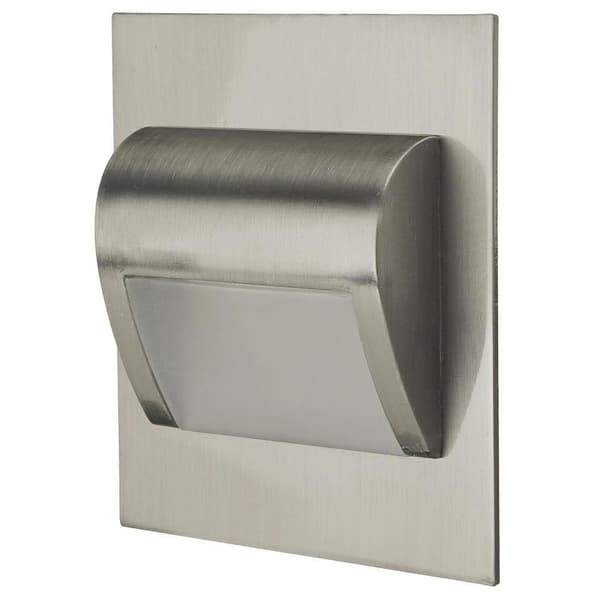LED trappebelysning 1,5W, natbelysning, trappebelysning 12V kold hvid BERYL nikkel