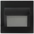 Miniatyrbillede 8 af 11: LED 1,5W trappelampe, natlampe, 12V trappelampe, varm hvid, BERYL sort