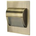 Miniatyrbillede 1 af 11: LED trappelampe 1,5W, natlampe, trappebelysning 12V kold hvid BERYL mat messing