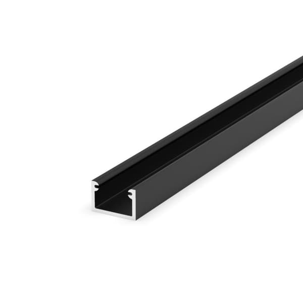 SÆT: Slank aluminium LED-profil 100 cm til 8 mm LED-strimler LT4-2