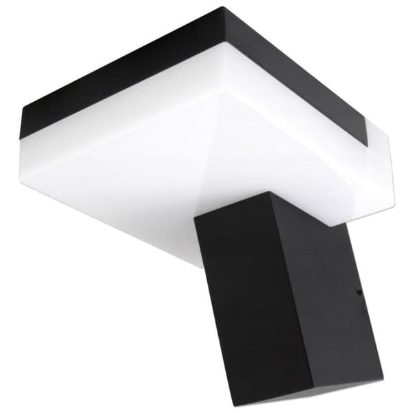7,5W LED udendørs væglampe, udendørs LED vægbelysning, udendørs væglampe IP54 Sort IP44 4000K, Lango