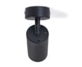 Miniatyrbillede 3 af 8: LED loftspotlight, loftslampe, vægspotlight 1-flammet, sort til LED GU10, KIVI
