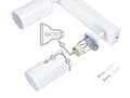 Miniatyrbillede 9 af 10: LED loftspotlight, loftslampe, vægspotlight med 3 flammer, hvid til LED GU10, KIVI