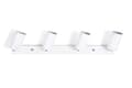 Miniatyrbillede 3 af 10: LED loftspotlight, loftslampe, vægspotlight med 4 flammer, hvid til LED GU10, KIVI