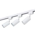Miniatyrbillede 1 af 8: SÆT 12W LED-skinne 1-faset med 3 GU10-spotlights, LED-spotlights, hvid ZX-skinnesystem 1m 3 sæt