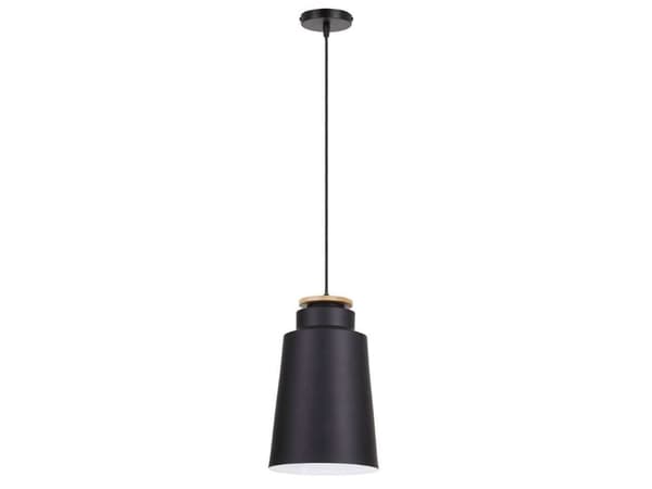 E27 pendellampe, pendellampe med 1 lyskilde, hvid Ø 19 cm, 1x E27 (SL6440)