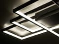 Miniatyrbillede 5 af 11: DÆMPBAR LED-loftlampe 130W Moderne firkantet loftlampe med fjernbetjening Pegasus