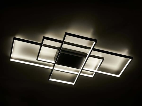 DÆMPBAR LED-loftlampe 130W Moderne firkantet loftlampe med fjernbetjening Pegasus