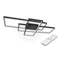 Miniatyrbillede 1 af 11: DÆMPBAR LED-loftlampe 130W Moderne firkantet loftlampe med fjernbetjening Pegasus
